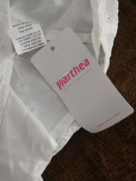 White Ruffle Dress - Picture 6 of 10